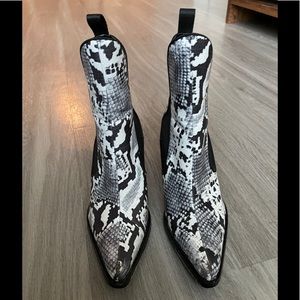 Zara Cowboy Ankle Boots